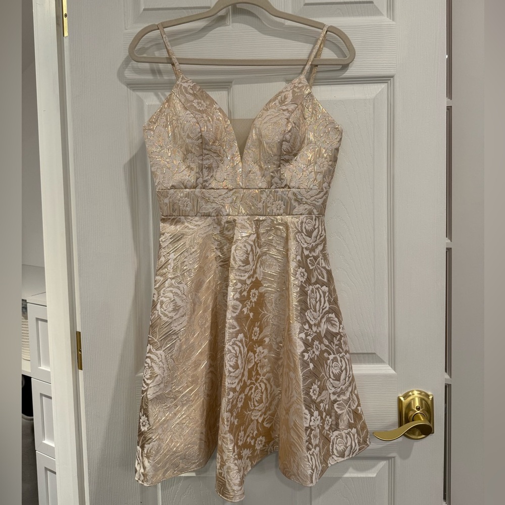 Camille La Vie Rose Gold Dress